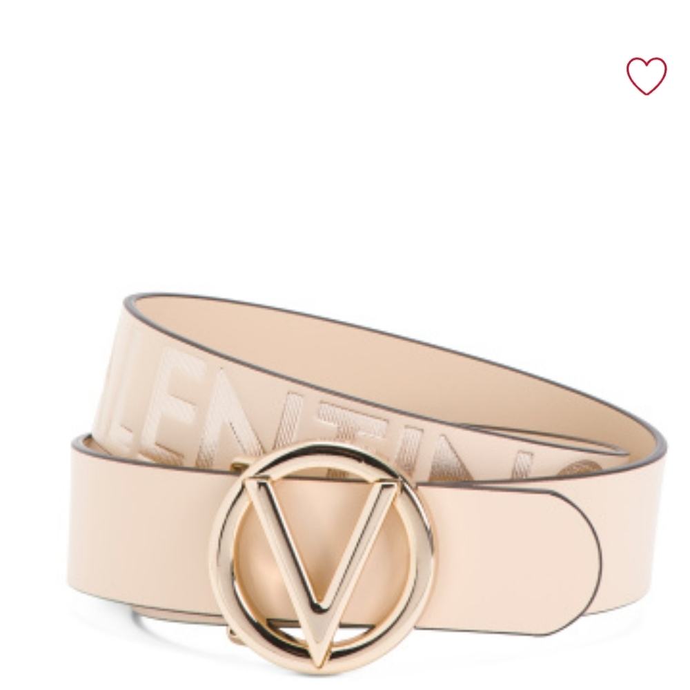 Cream Valentino Belt